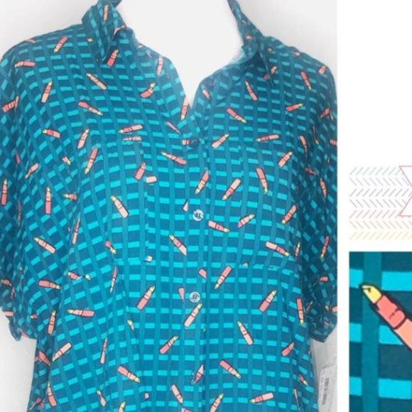 NWT LuLaRoe Amy - Lipstick - Picture 1 of 2